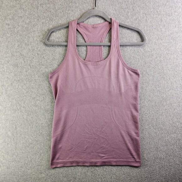 Lululemon Tank Top Womens 8 Pink Swiftly Tech Racerback Workout Running Training - Picture 12 of 12